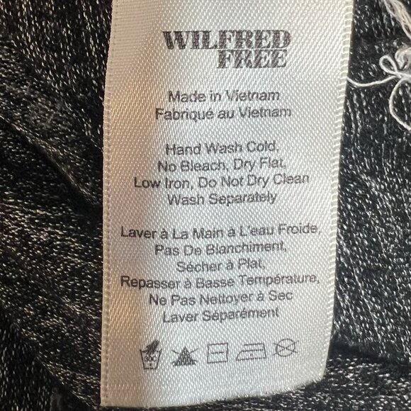 Aritzia Wilfred Free Lorelei T Shirt Dress Size XS Short Sleeve Gray Stretch - Picture 10 of 11